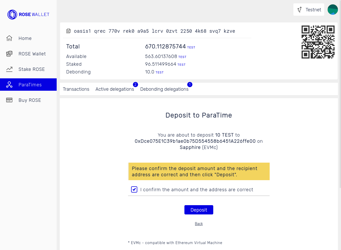 Deposit tokens: Review deposit